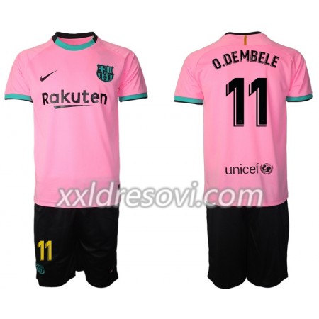 FC Barcelona Ousmane Dembele 11 Treći Dječji Komplet Dresovi za Nogomet 2020-2021 (+ kratke hlače)